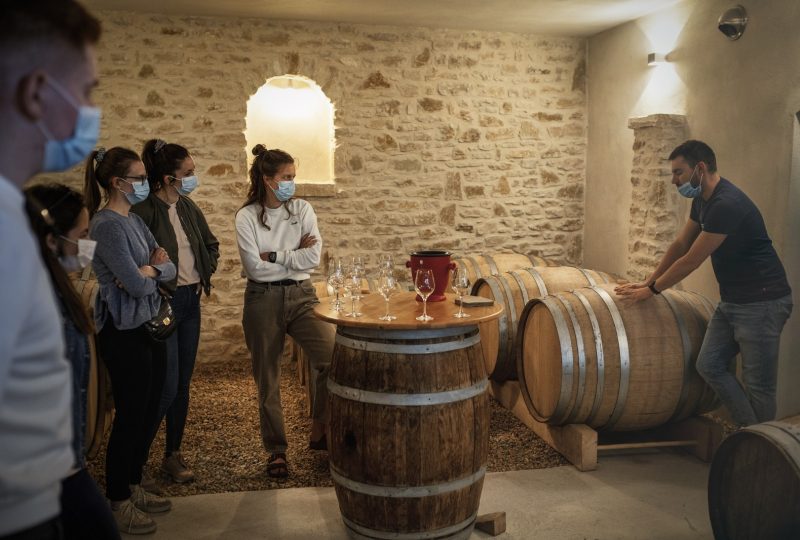 Visite des chais et atelier vins & fromage à Vinsobres - 1