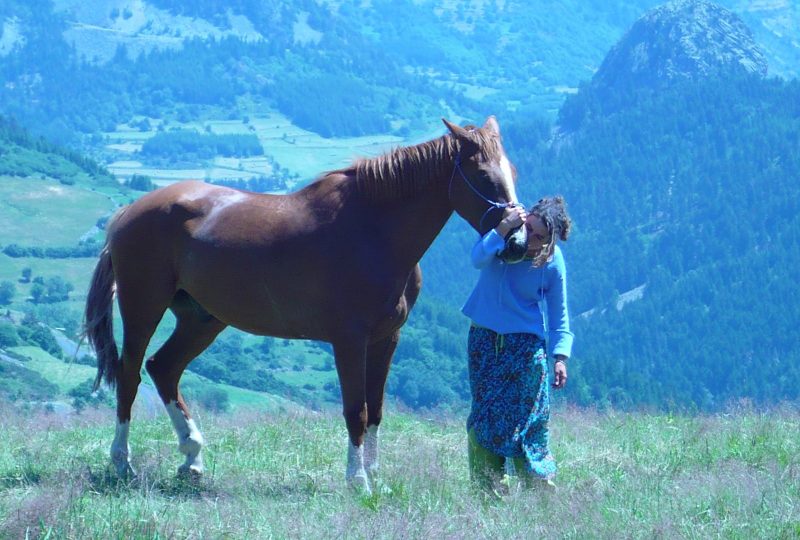 A cheval avec Le Relais du Diois à Montmaur-en-Diois - 1
