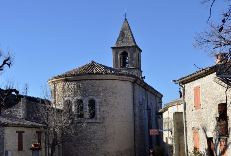 Église Saint-Pierre à Saint-Auban-sur-l'Ouvèze - 1